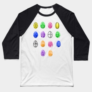 polish easter egg allover print pisanki Baseball T-Shirt